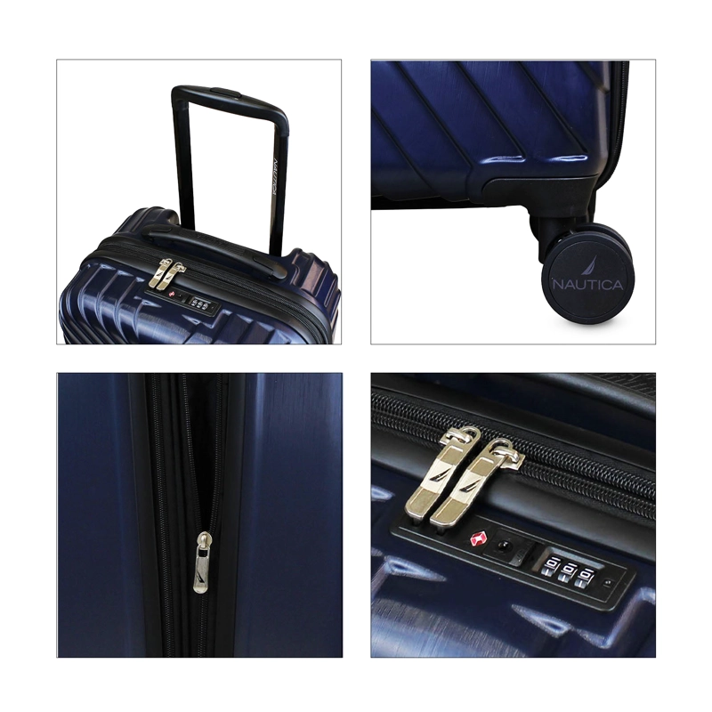 SET DE 3 MALETAS S+M+L NAUTICA SAN BLAS  AZUL - 3
