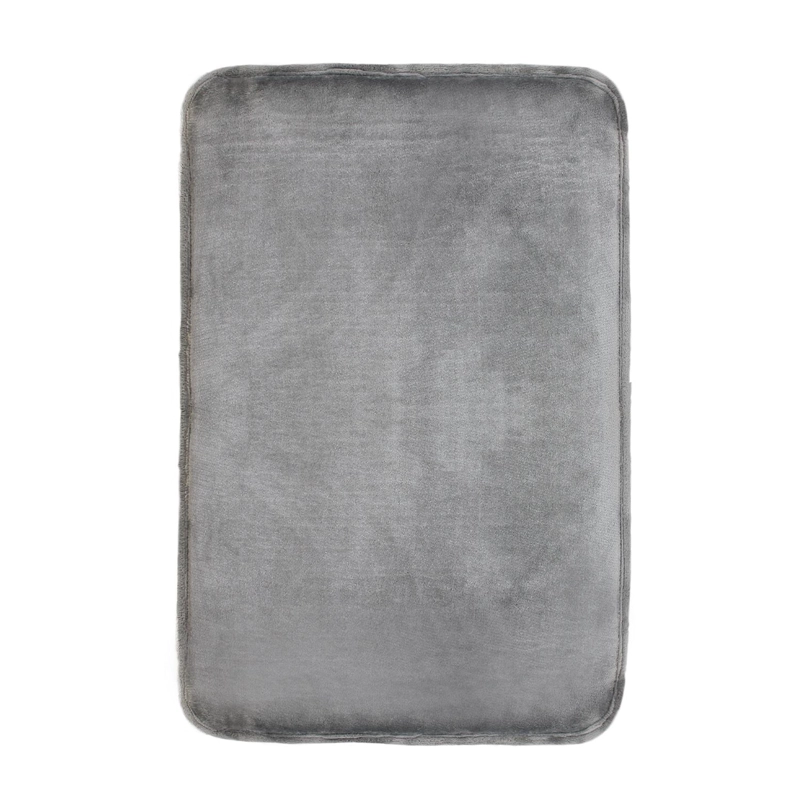 ALFOMBRA DE BAÑO NAUTICA FLANNEL 40X60CM ANTIDESLIZANTE GRIS - 4