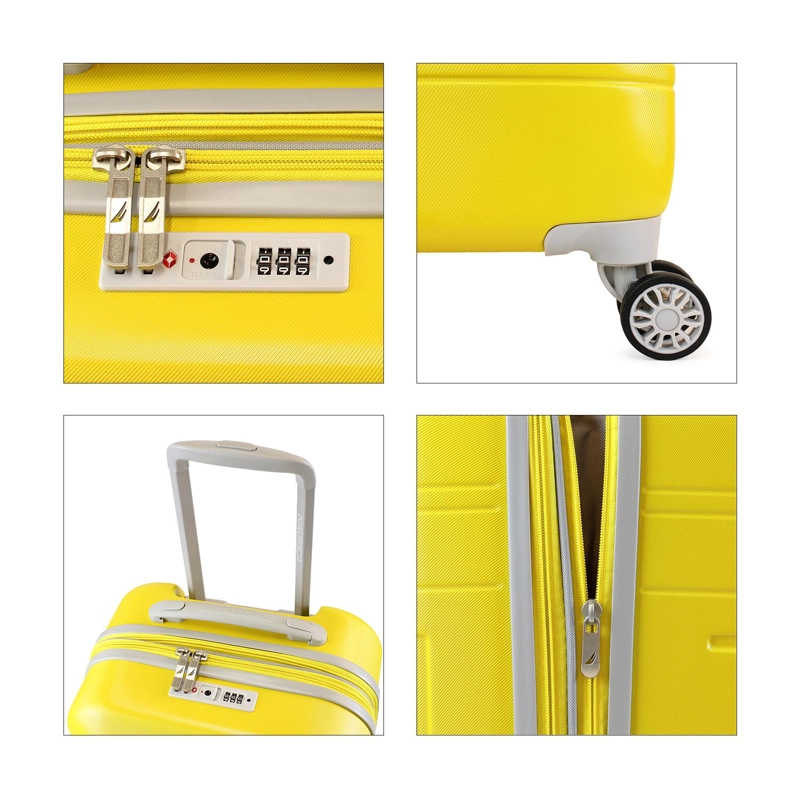 PACK 2 MALETAS  S+M NAUTICA PALERMO 10K Y 20K AMARILLO - 3