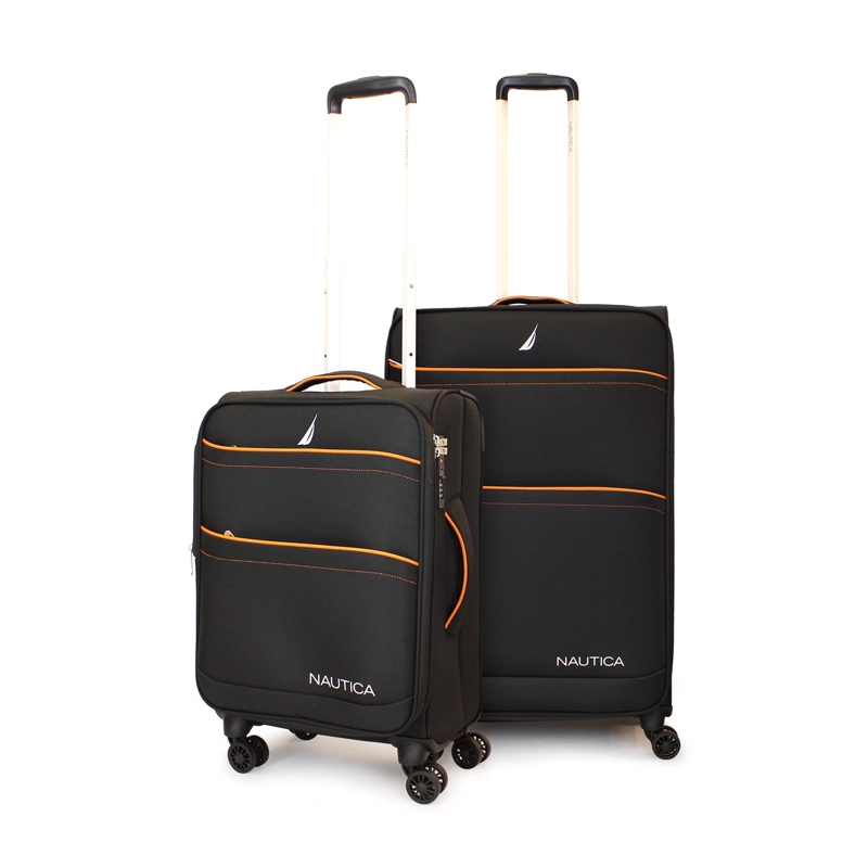 PACK 2 MALETAS BLANDAS DE TELA S+M NAUTICA LISBOA 10K Y 20K NEGRA - 1