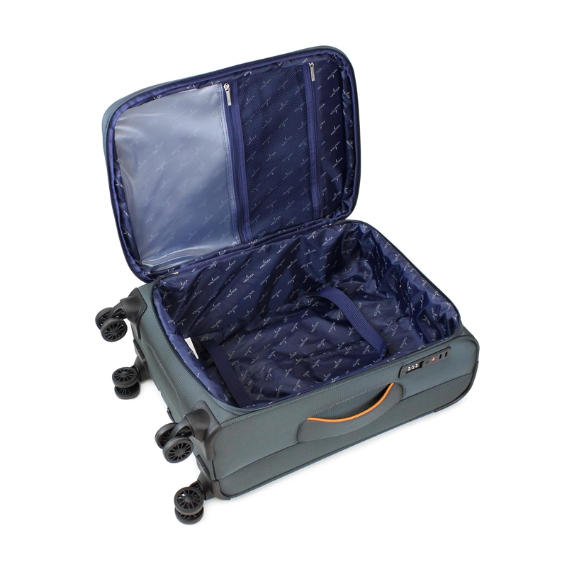 MALETA BLANDA DE TELA S DE CABINA NAUTICA LISBOA 10KG GRIS - 2