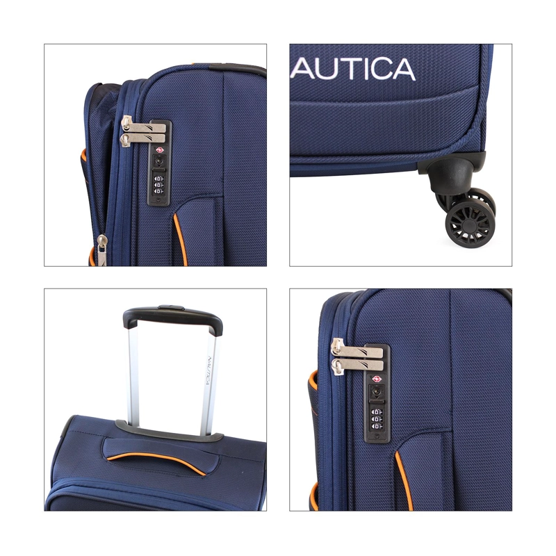 PACK 2 MALETAS BLANDAS DE TELA S+L NAUTICA LISBOA 10K Y 23K AZUL - 3