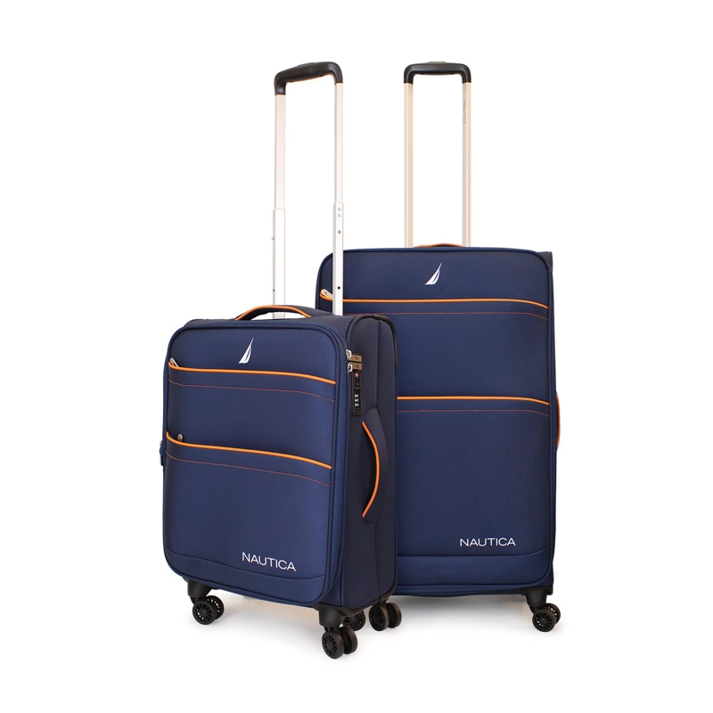 PACK 2 MALETAS BLANDAS DE TELA S+M NAUTICA LISBOA 10K Y 20K AZUL - 1