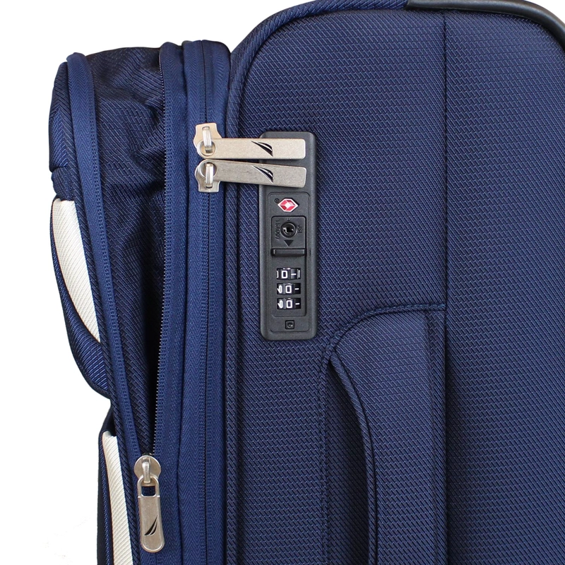MALETA BLANDA DE TELA MEDIANA NAUTICA MARBELLA 20KG AZUL - 3
