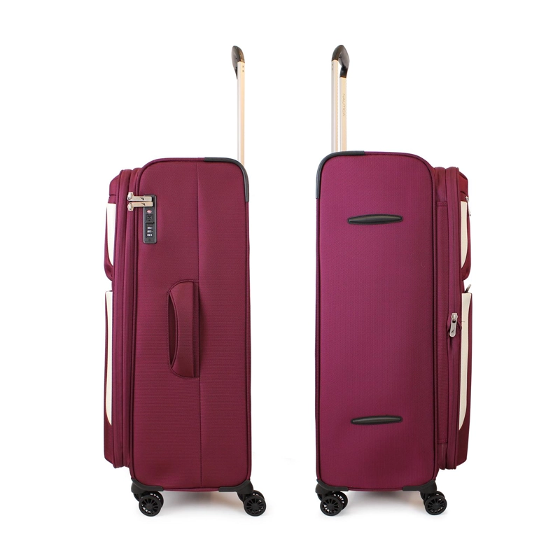 SET DE 3 MALETAS BLANDAS DE TELA S+M+L NAUTICA MARBELLA BURDEO - 7