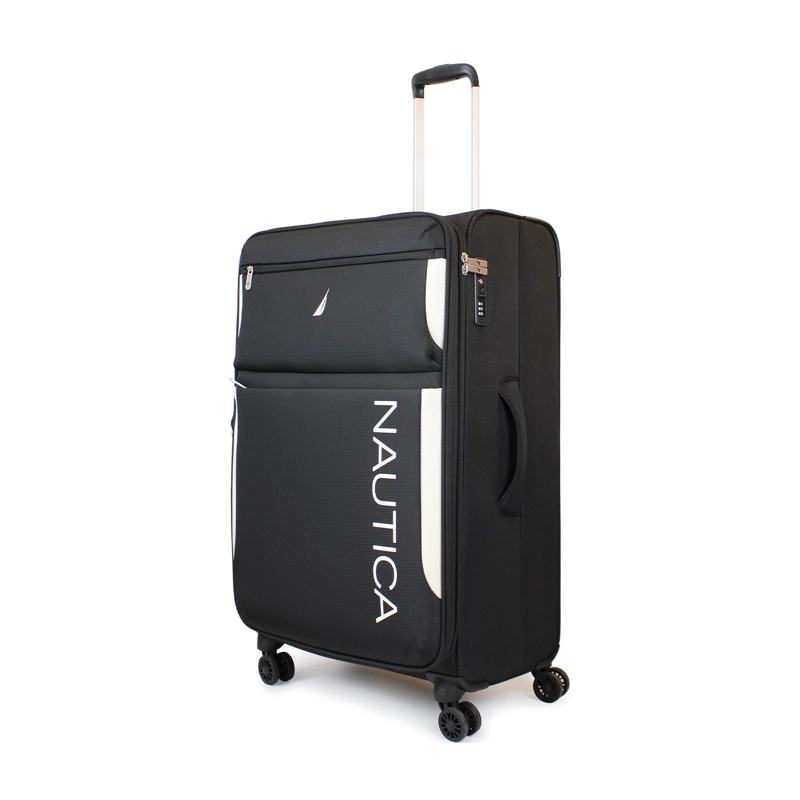 SET DE 3 MALETAS BLANDAS DE TELA S+M+L NAUTICA MARBELLA NEGRA - 6