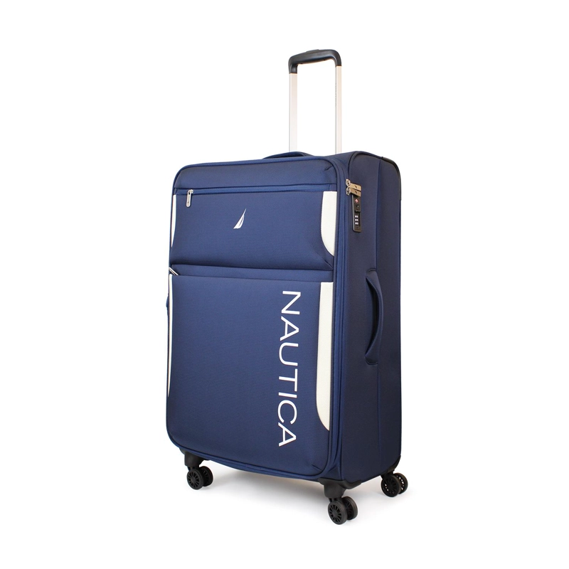SET DE 3 MALETAS BLANDAS DE TELA S+M+L NAUTICA MARBELLA AZUL - 5