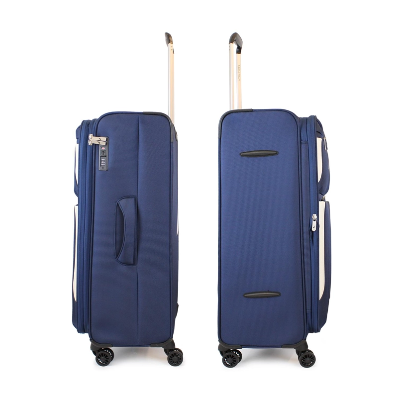 SET DE 3 MALETAS BLANDAS DE TELA S+M+L NAUTICA MARBELLA AZUL - 6