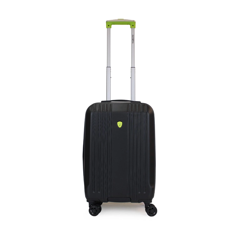 MALETA S DE CABINA OLYMPIA 10KG NEGRA-VERDE - 1