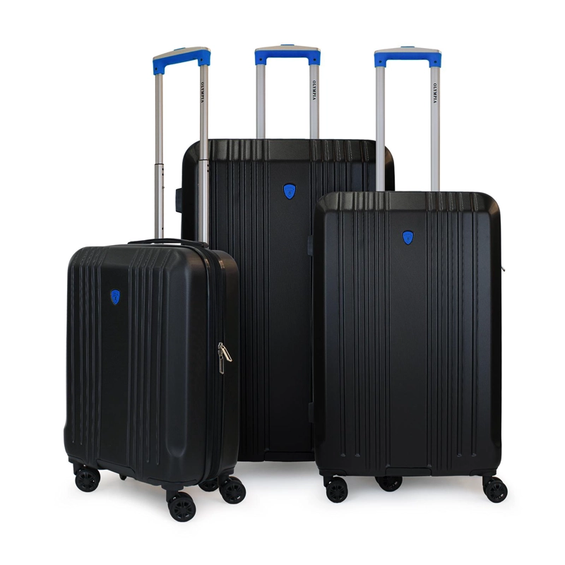 SET DE 3 MALETAS S+M+L OLYMPIA NEGRO-AZUL - 1