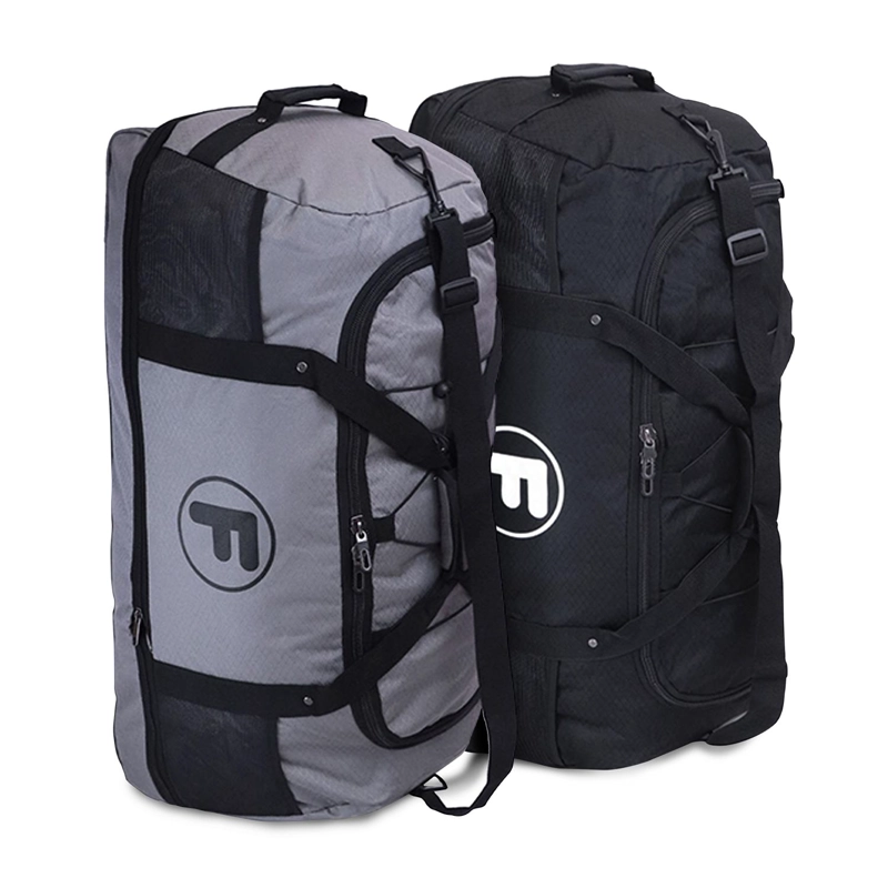 PACK 2 BOLSOS F GOLIAT XL ENROLLABLE 130LTS NEGRO Y GRIS - 1