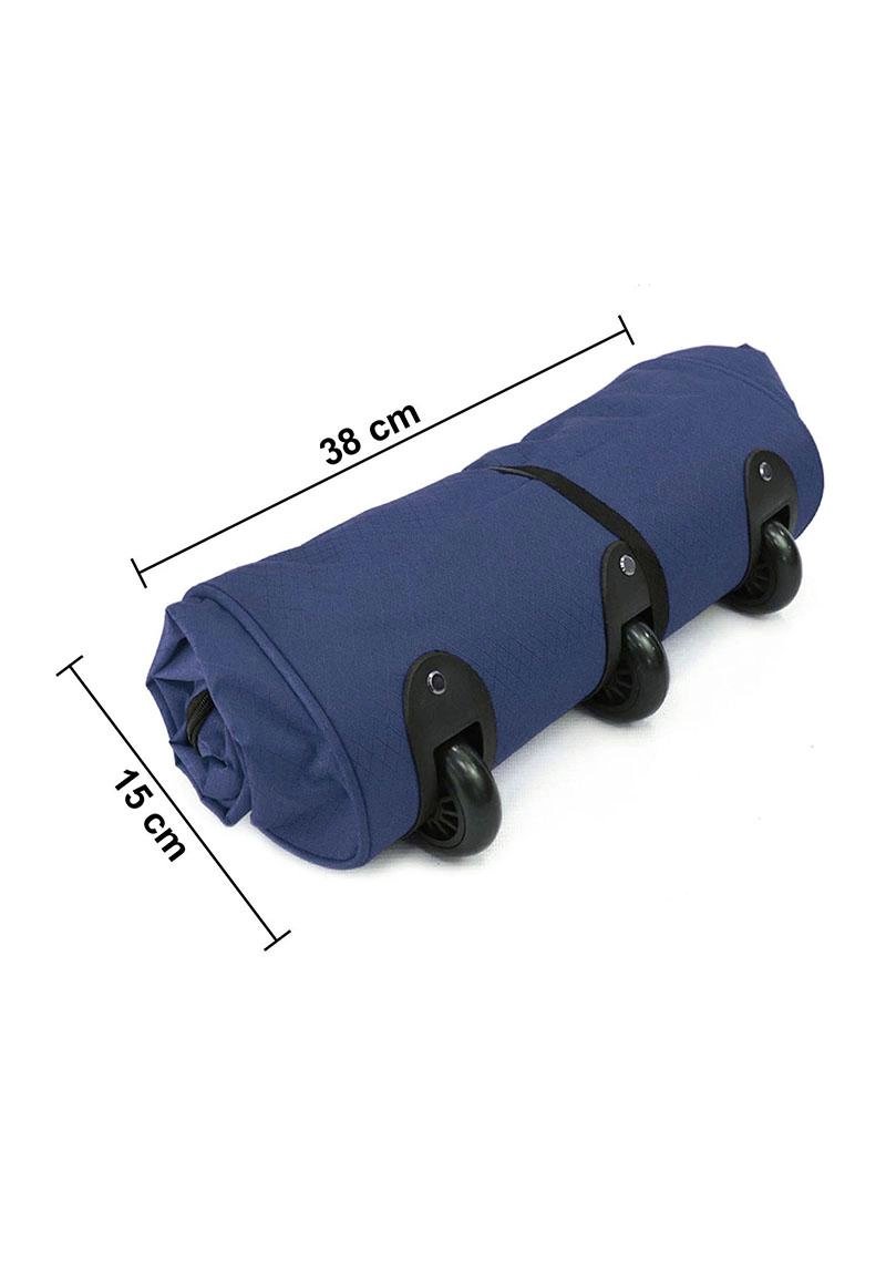 PACK 2 BOLSOS F GOLIAT XL ENROLLABLE 130LTS NEGRO Y AZUL - 3