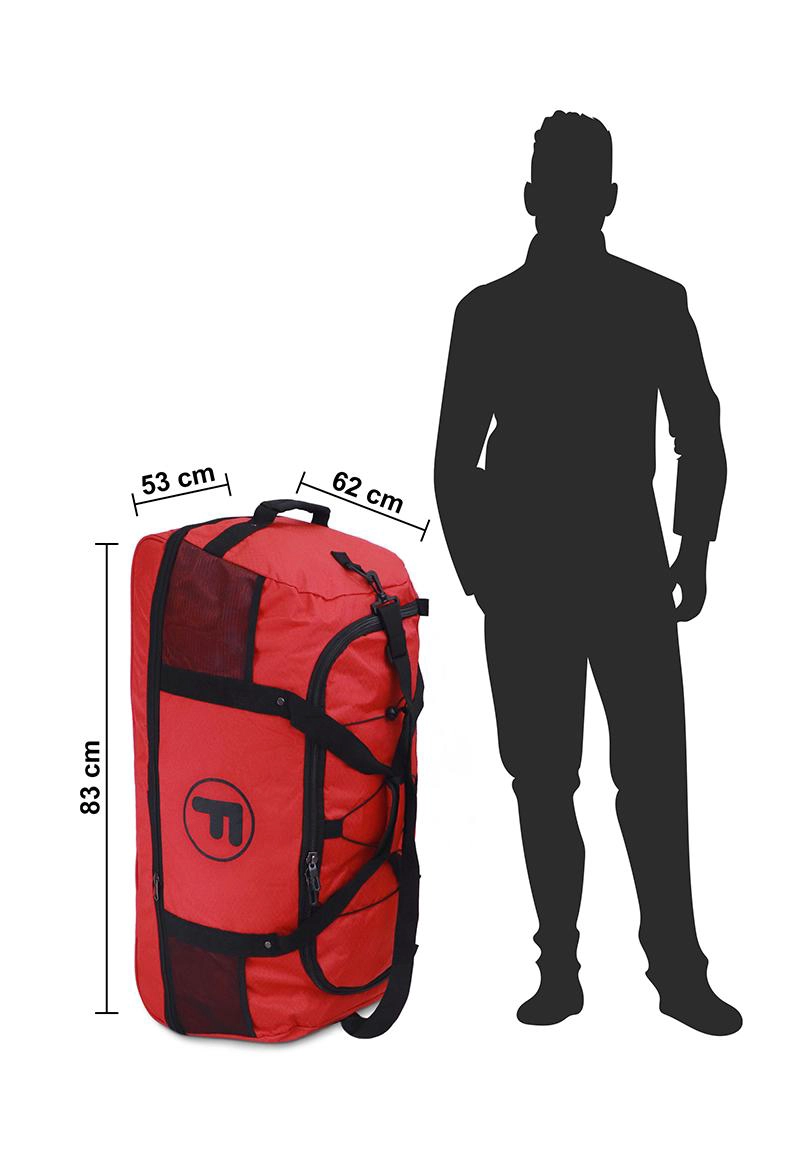 PACK 2 BOLSOS F GOLIAT XL ENROLLABLE 130LTS NEGRO Y ROJO - 2
