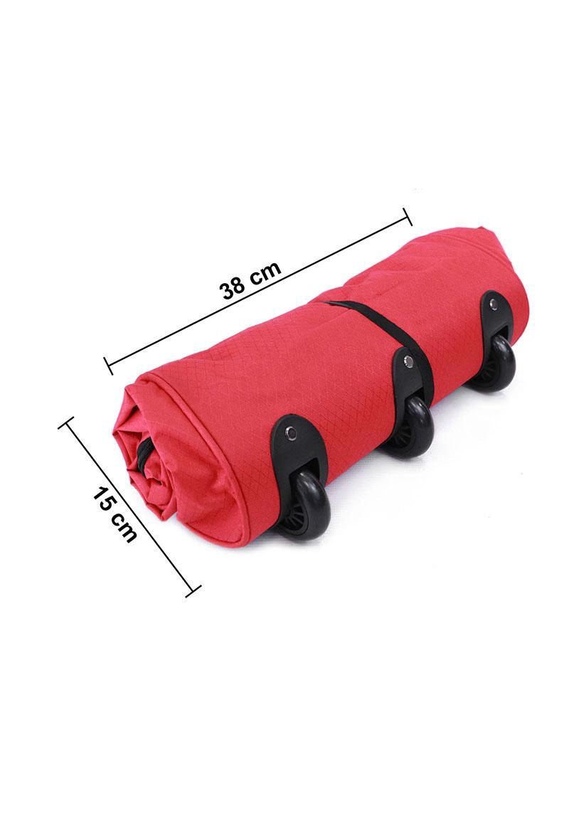 PACK 2 BOLSOS F GOLIAT XL ENROLLABLE 130LTS NEGRO Y ROJO - 3