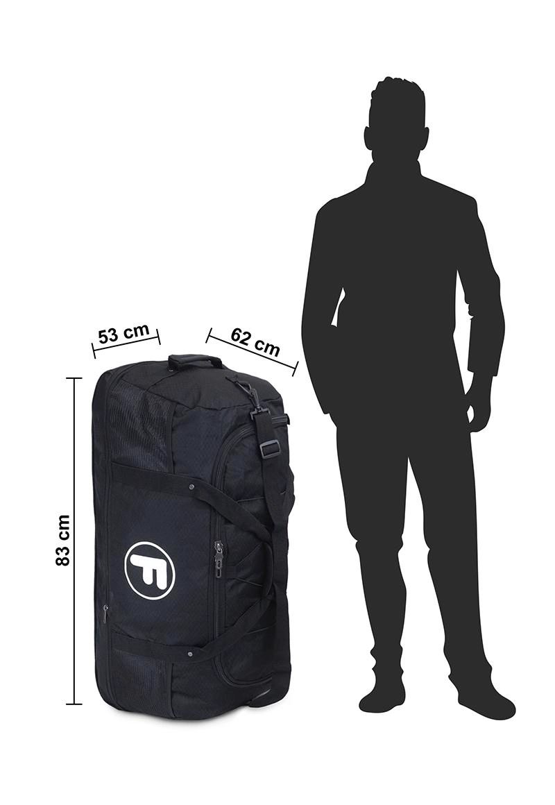 PACK 2 BOLSOS F GOLIAT XL ENROLLABLE 130LTS NEGRO Y ROJO - 6
