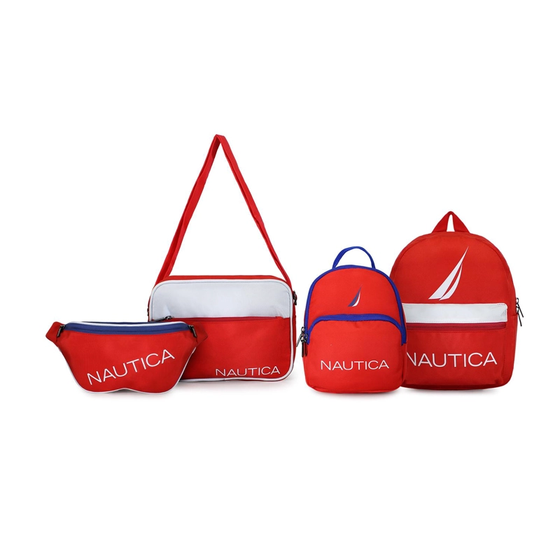 PACK NAUTICA MOCHILA PARVUS Y ORION + BANANO KAPPA + BOLSO PERSEO ROJO - 1