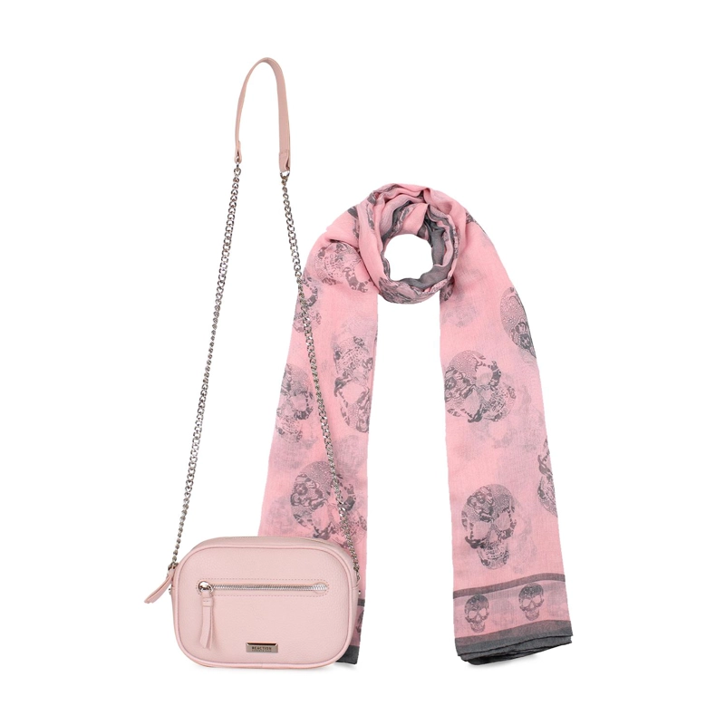 PACK KENNETH COLE CARTERA CALIXTA + PAÑUELO ONI ROSADO - 1