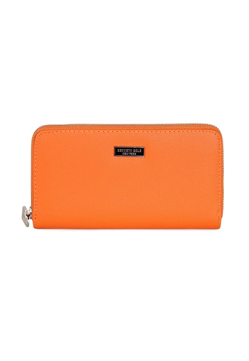 PACK KENNETH COLE CARTERA CALIXTA + BILLETERA DE MUJER BESSIE ORANGE - 5