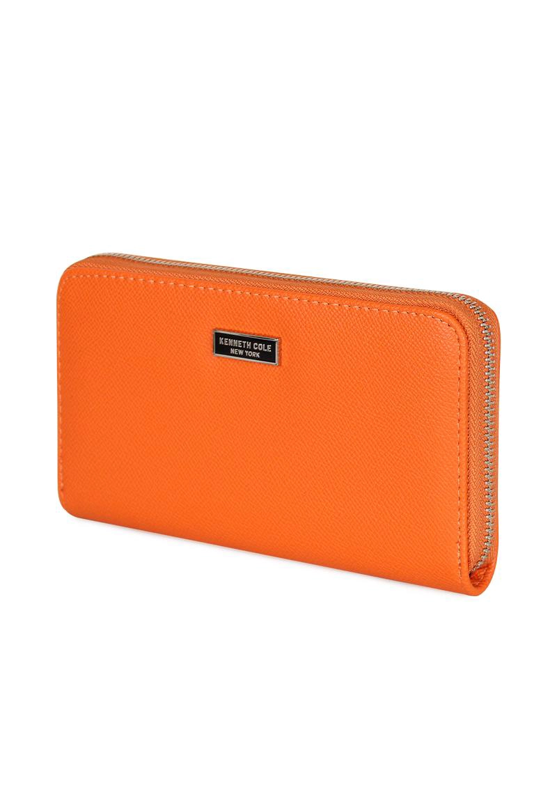 PACK KENNETH COLE CARTERA CALIXTA + BILLETERA DE MUJER BESSIE ORANGE - 7