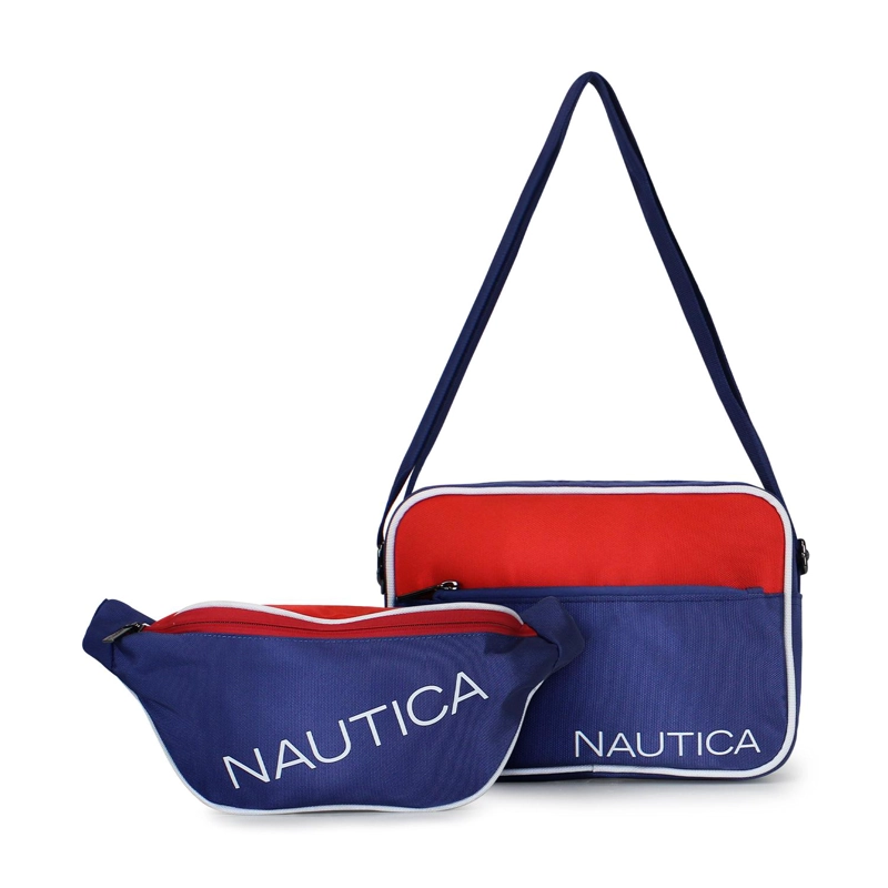 PACK NAUTICA BANANO KAPPA + BOLSO PERSEO AZUL - 1