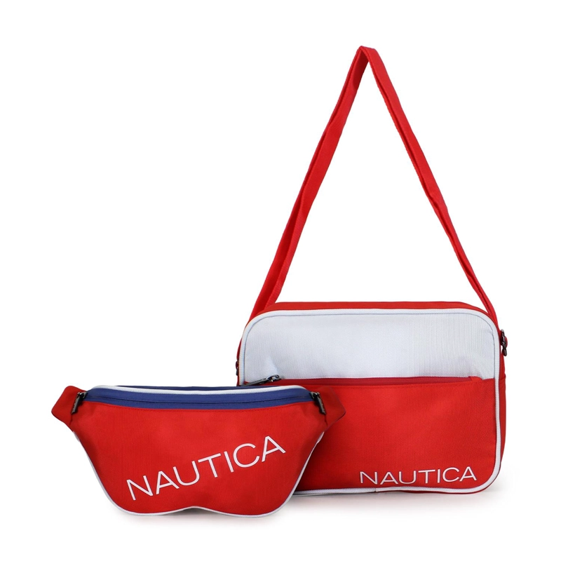 PACK NAUTICA BANANO KAPPA + BOLSO PERSEO ROJO - 1