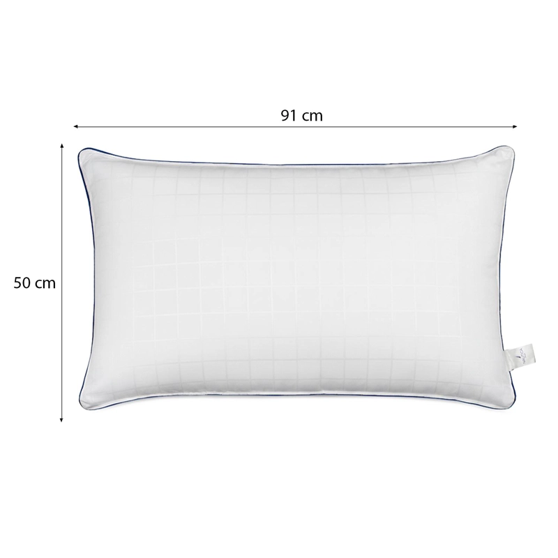 ALMOHADA NAUTICA KING 50X91CM HIPOALERGE NICA - SUAVE - 3