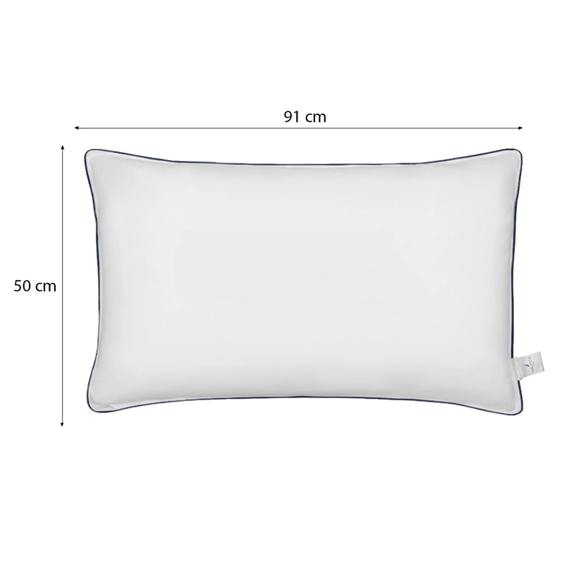 ALMOHADA NAUTICA KING 50X91CM HIPOALERGE NICA - MEDIA - 3