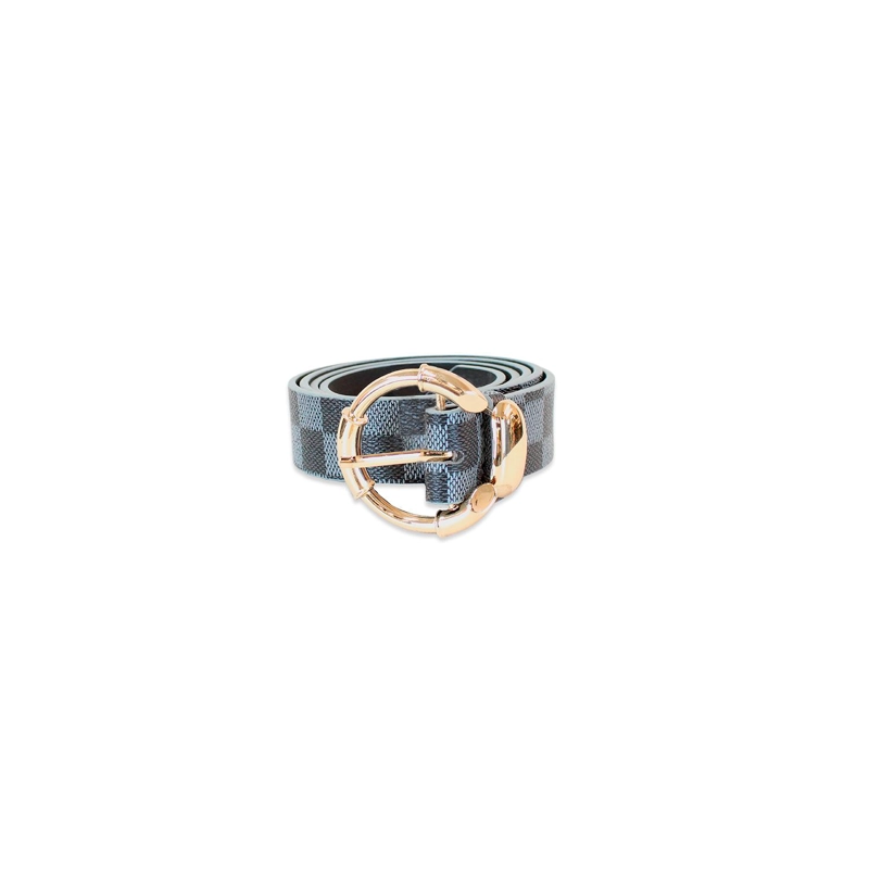 CINTURON DE MUJER CARVEN PARIS MARGOT NEGRO - 1