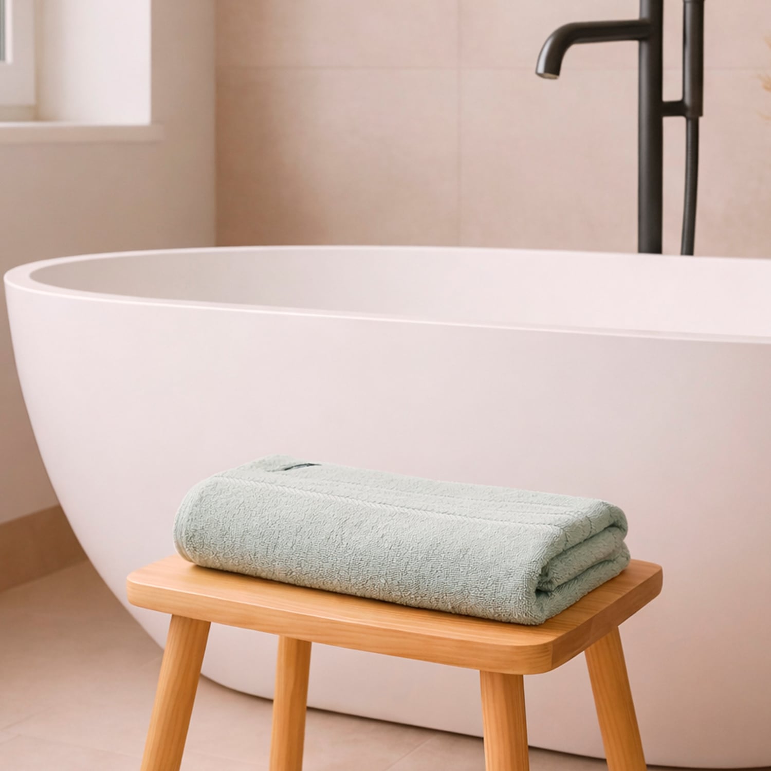 TOALLA DE BAÑO CUERPO NAUTICA HOME 100% ALGODON 76X137CM GRIS CLARO - 1
