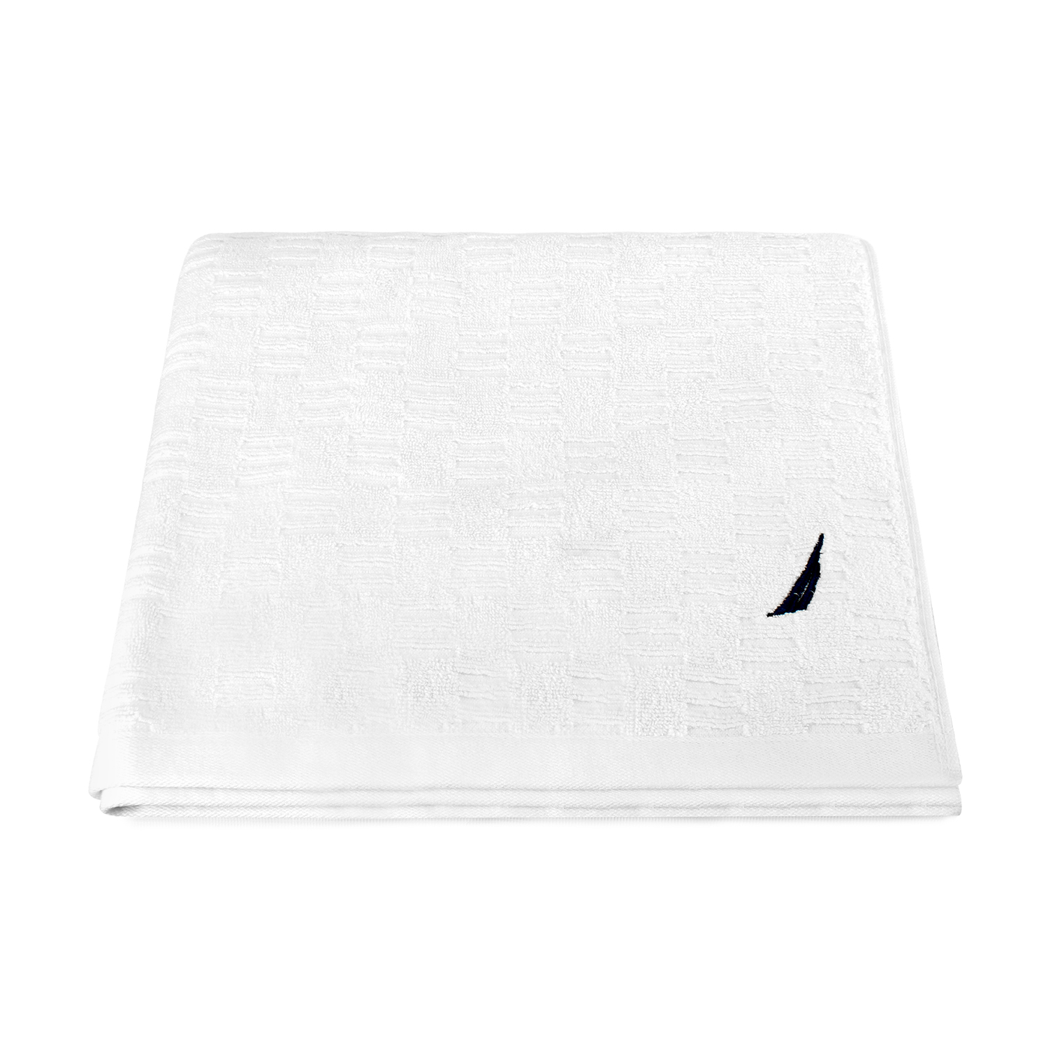 TOALLA DE BAÑO CUERPO SAVOY NAUTICA HOME 76X137CM 100% ALGODON ULTRA SUAVE BLANCA - 5