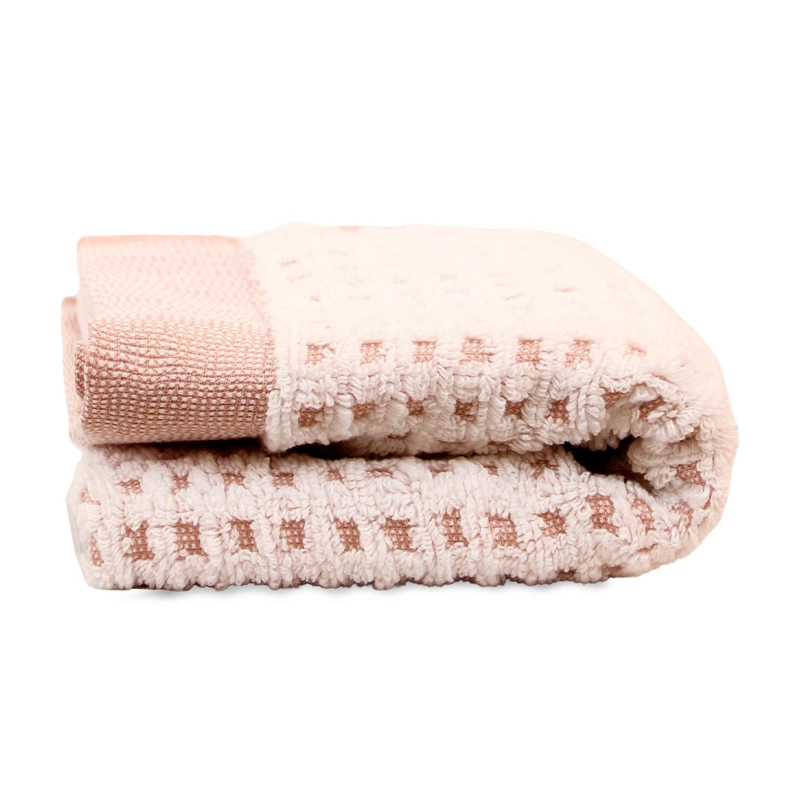 TOALLA DE MANOS MARA NAUTICA HOME 40X60 BLANCA-ROSADA - 2