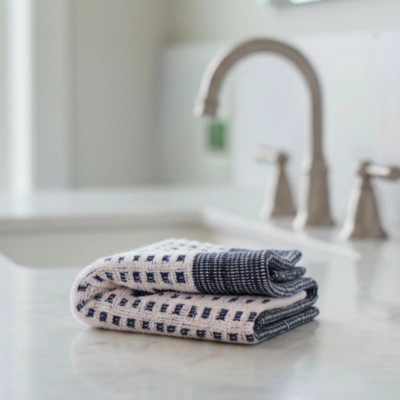 TOALLA DE CARA MARA NAUTICA HOME 30X50CM BLANCA-AZUL - 1