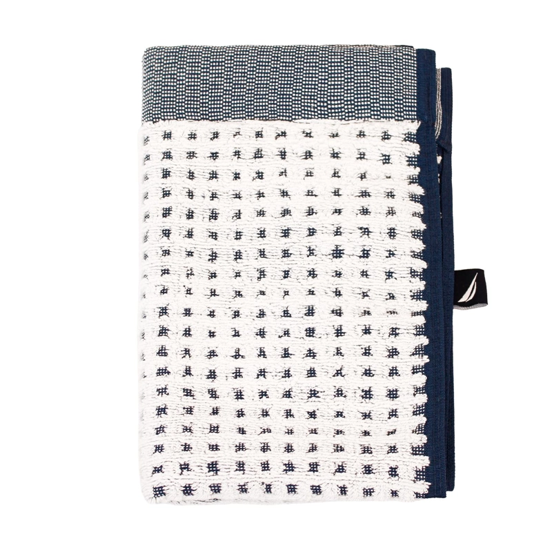 TOALLA DE CARA MARA NAUTICA HOME 30X50CM BLANCA-AZUL - 4
