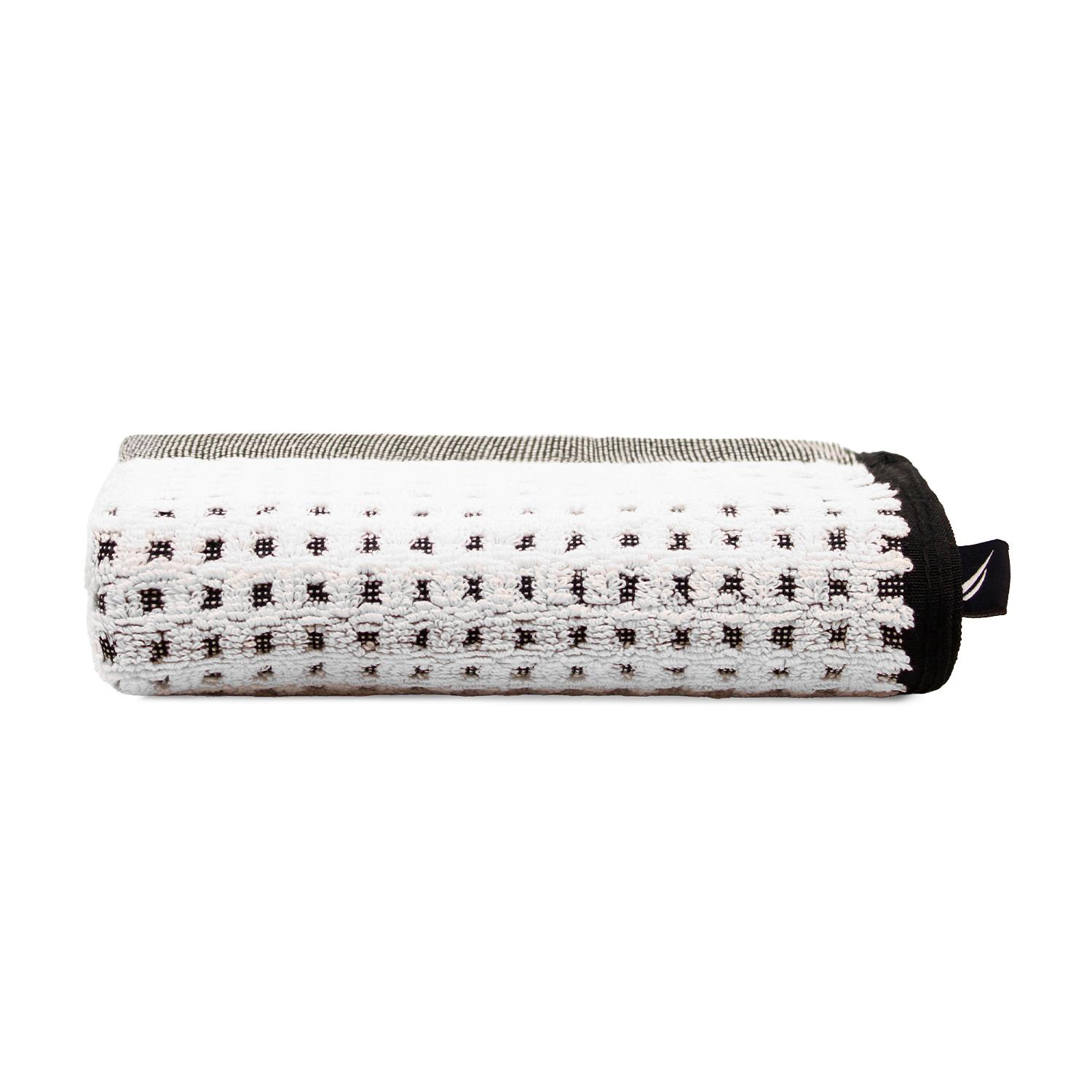 TOALLA DE MANOS MARA NAUTICA HOME 40X60 BLANCA-NEGRA - 3