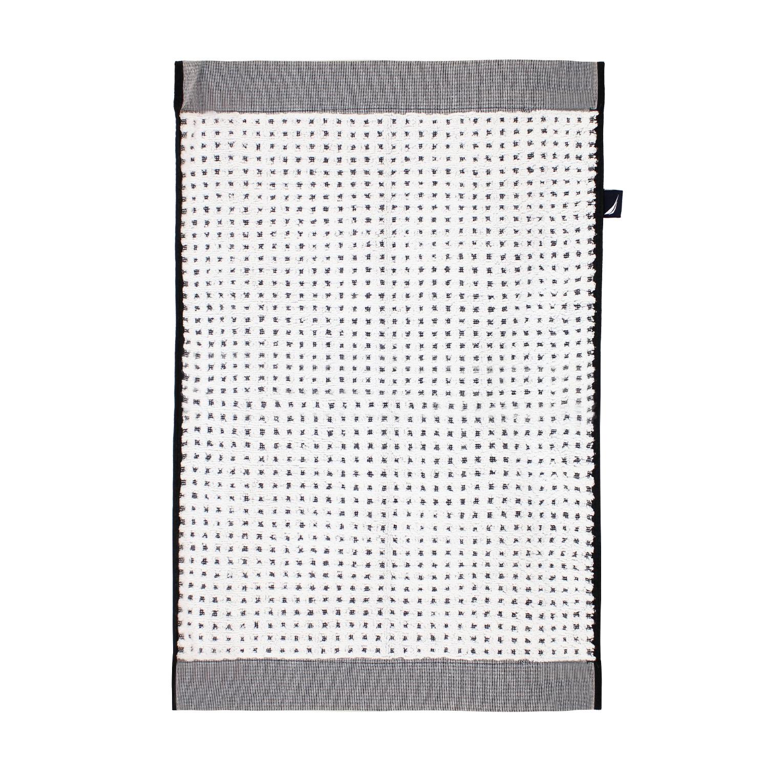 TOALLA DE MANOS MARA NAUTICA HOME 40X60 BLANCA-NEGRA - 6