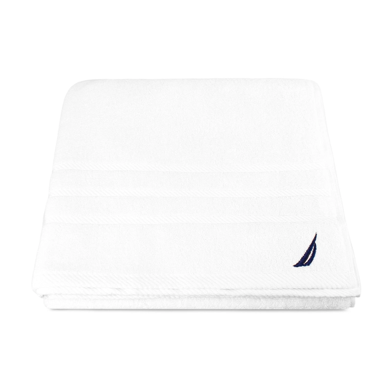 PACK 2 TOALLAS DE BAÑO NAUTICA HOME 100% ALGODON 76X137CM BLANCA - 2