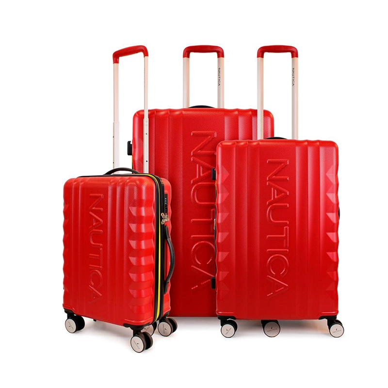 SET DE 3 MALETAS S+M+NAUTICA POLONIA ROJA - 1