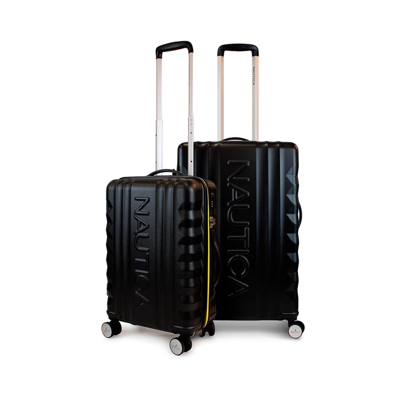 PACK 2 MALETAS NAUTICA S+M POLONIA 10KG Y 20KG NEGRA - 1