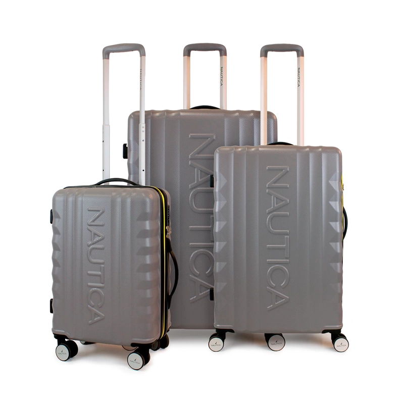 SET DE 3 MALETAS S+M+L NAUTICA POLONIA GRIS - 1