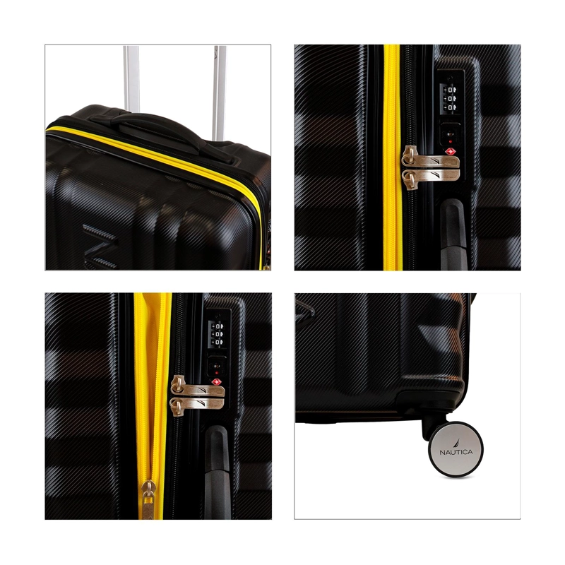 PACK 2 MALETAS NAUTICA S+L POLONIA 10KG Y 23KG NEGRA - 3