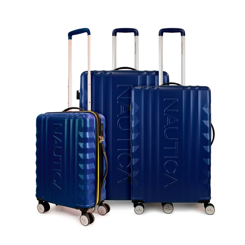 SET DE 3 MALETAS S+M+NAUTICA POLONIA AZUL - 1