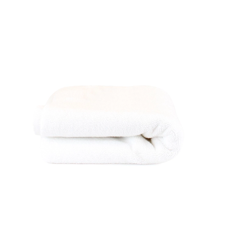 TOALLA PARA MANOS NAUTICA 100% ALGODON TEXTURA ESPONJOSA BLANCA-AZUL - 3