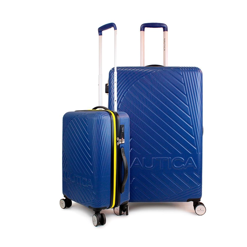 PACK 2 MALETAS NAUTICA S+L BAHAMAS 10KG Y 23KG AZUL - 1