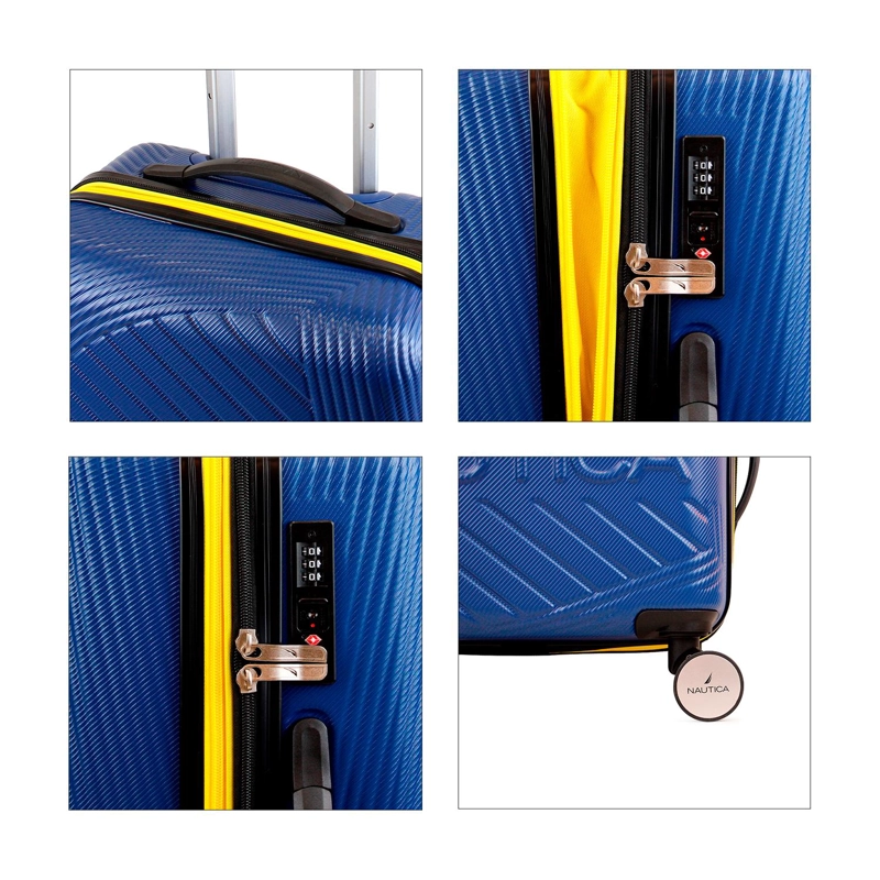 PACK 2 MALETAS NAUTICA S+L BAHAMAS 10KG Y 23KG AZUL - 3
