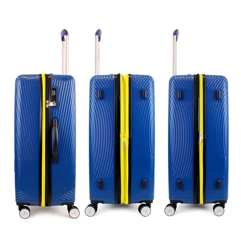 SET DE 3 MALETAS S+M+NAUTICA BAHAMAS AZUL - 7