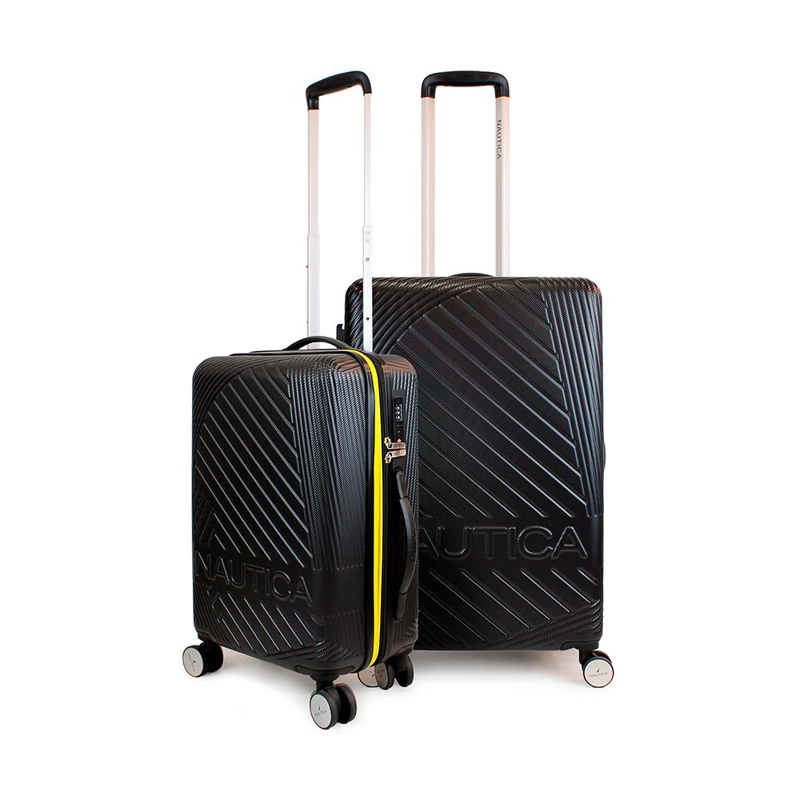 PACK 2 MALETAS NAUTICA S+M BAHAMAS 10KG Y 20KG NEGRA - 1