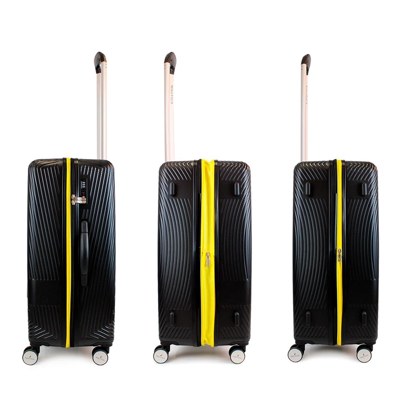 PACK 2 MALETAS NAUTICA S+M BAHAMAS 10KG Y 20KG NEGRA - 6