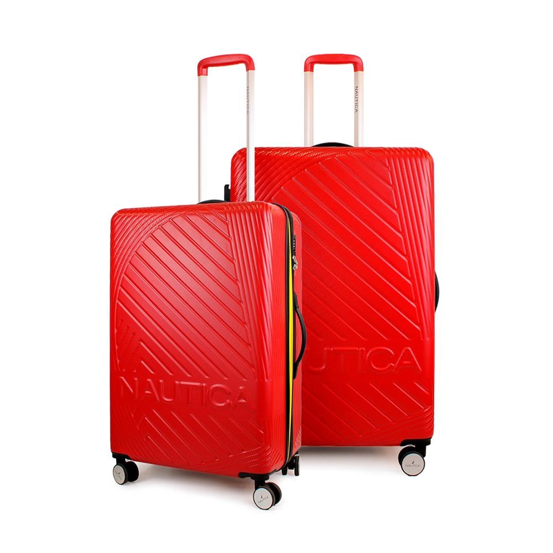 PACK 2 MALETAS NAUTICA M+L BAHAMAS 20KG Y 23KG ROJA - 1