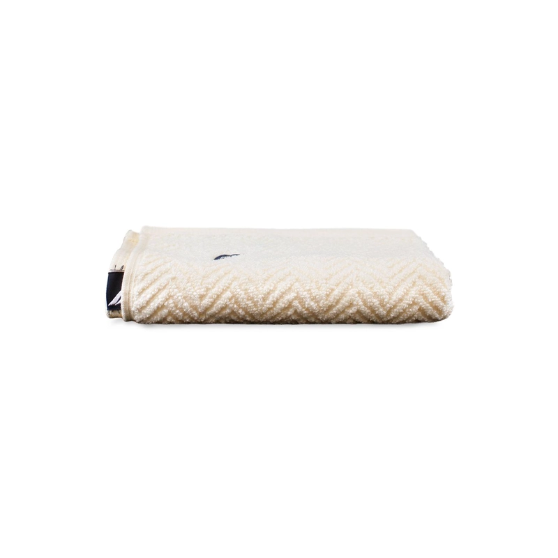 TOALLA PARA MANOS VIS NAUTICA 100% ALGODON ALTA CALIDAD 30X50CM CREMA - 3