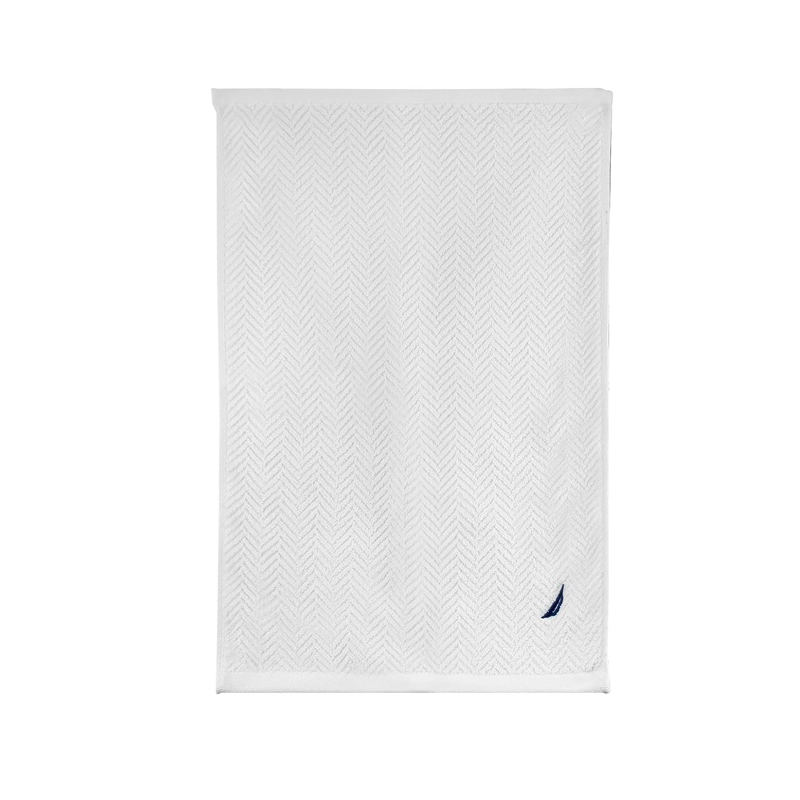 TOALLA PARA MANOS VIS NAUTICA 100% ALGODON ALTA CALIDAD 30X50CM BLANCA - 2